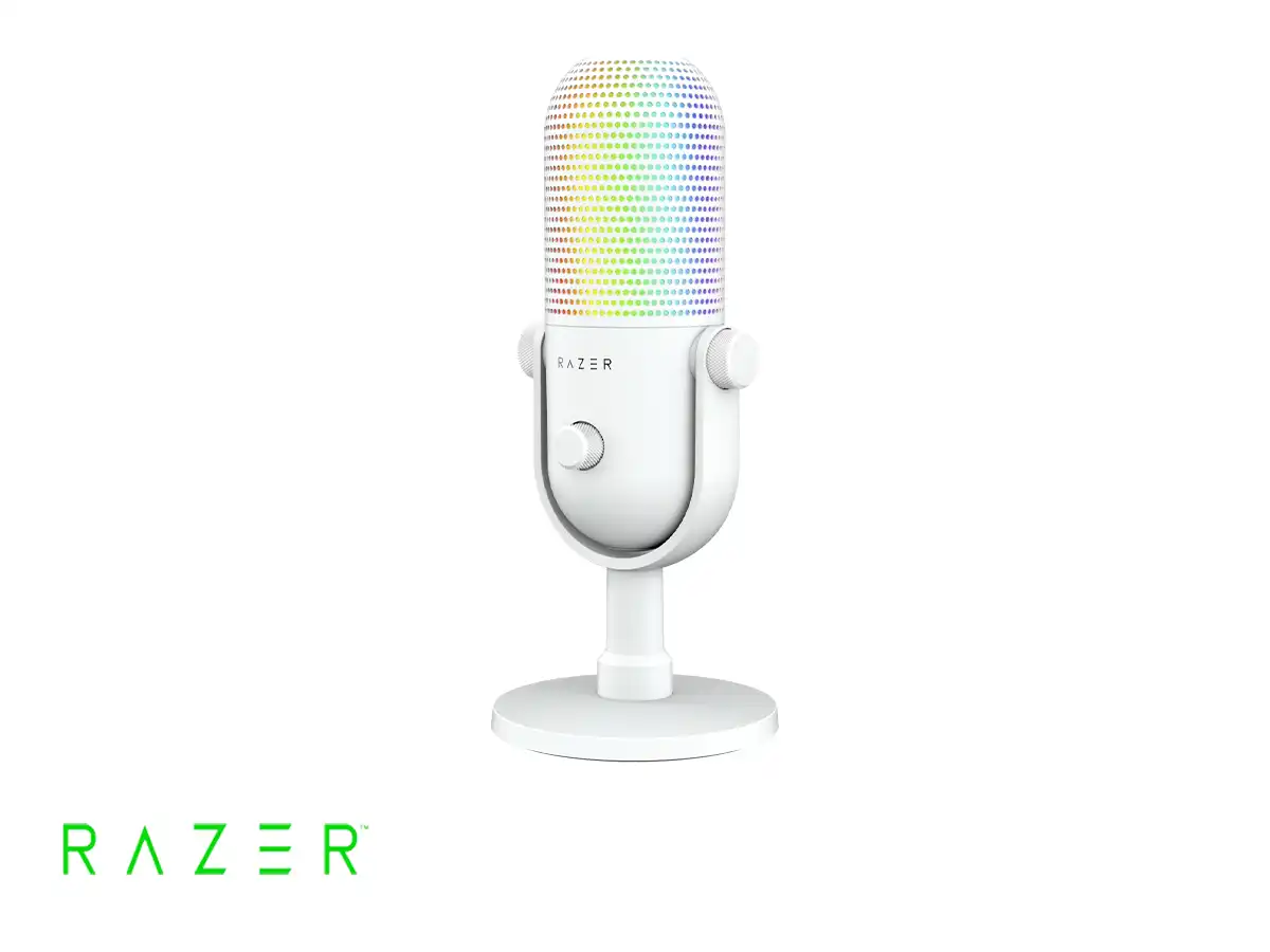 MICROFONO RAZER SEIREN V3 CHROMA (RZ19-05060200-R3U1) INTERFAZ USB, WHITE vista 3