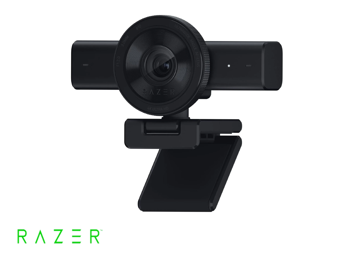 CAMARA WEB RAZER KIYO V2 4K , MICROFONO INCORPORADO, RESOLUCION 4K UHD, 2,1 , COOLR NEGRO (RZ19-05370100-R3U1) vista 3
