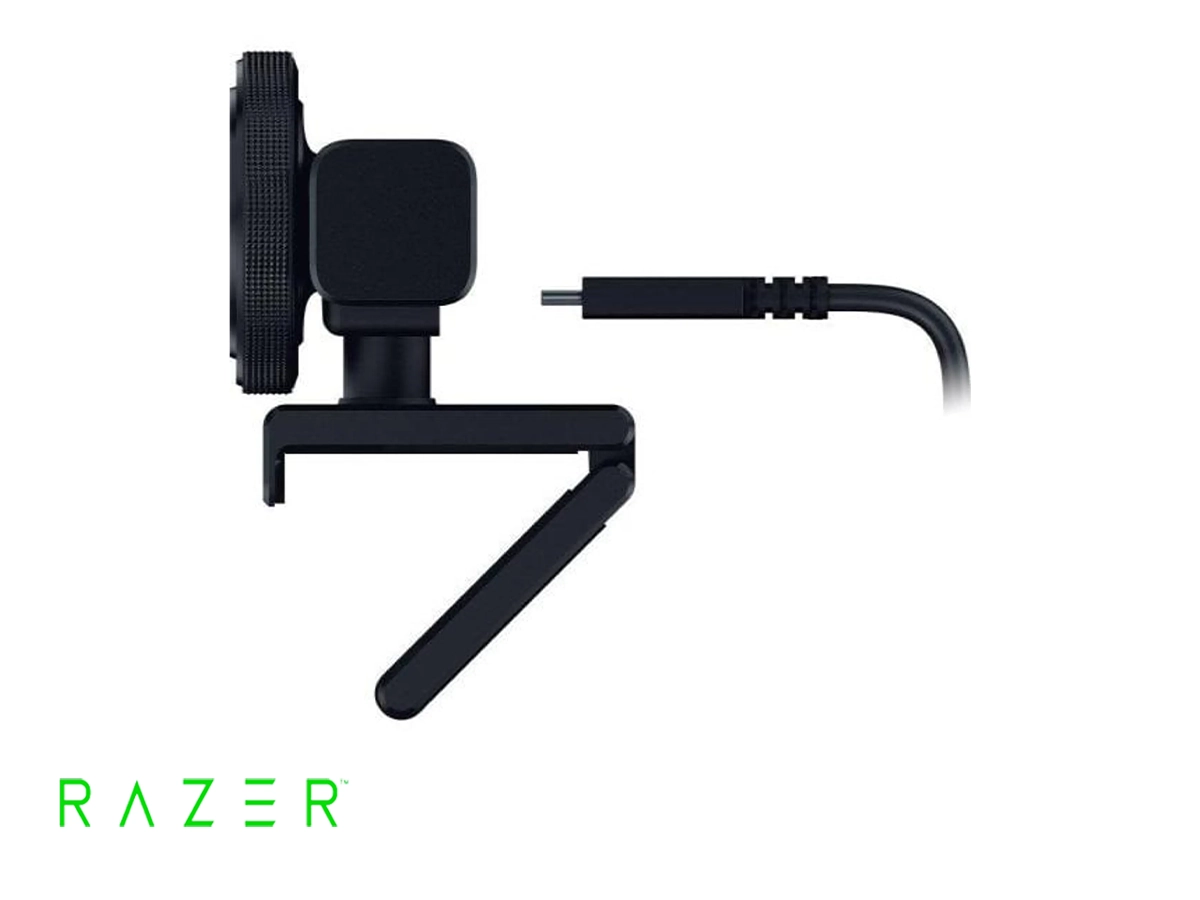 CAMARA WEB RAZER KIYO V2 4K , MICROFONO INCORPORADO, RESOLUCION 4K UHD, 2,1 , COOLR NEGRO (RZ19-05370100-R3U1) vista 4