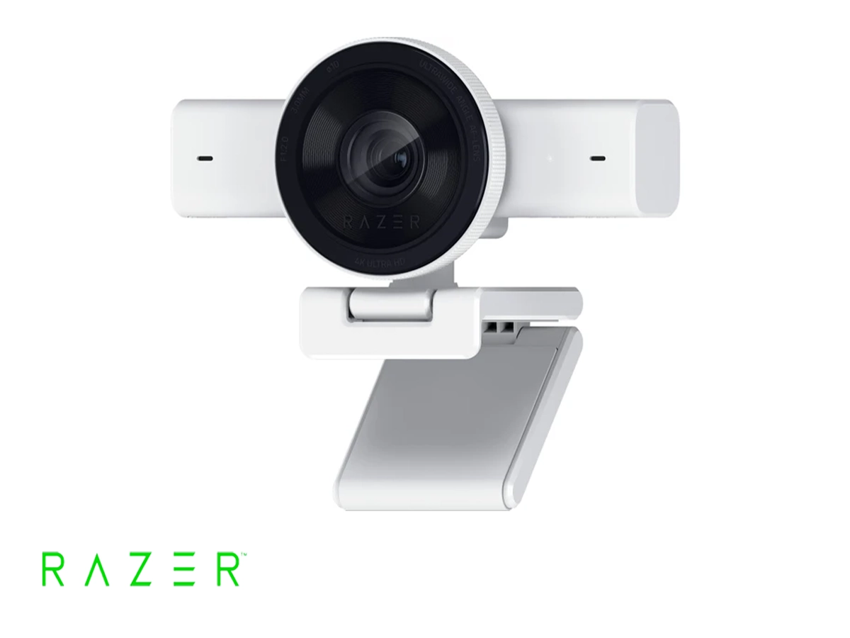 CAMARA WEB RAZER KIYO V2 4K , MICROFONO INCORPORADO, RESOLUCION 4K UHD, 2,1 , COOLR BLANCO (RZ19-05370200-R3U1) vista 3