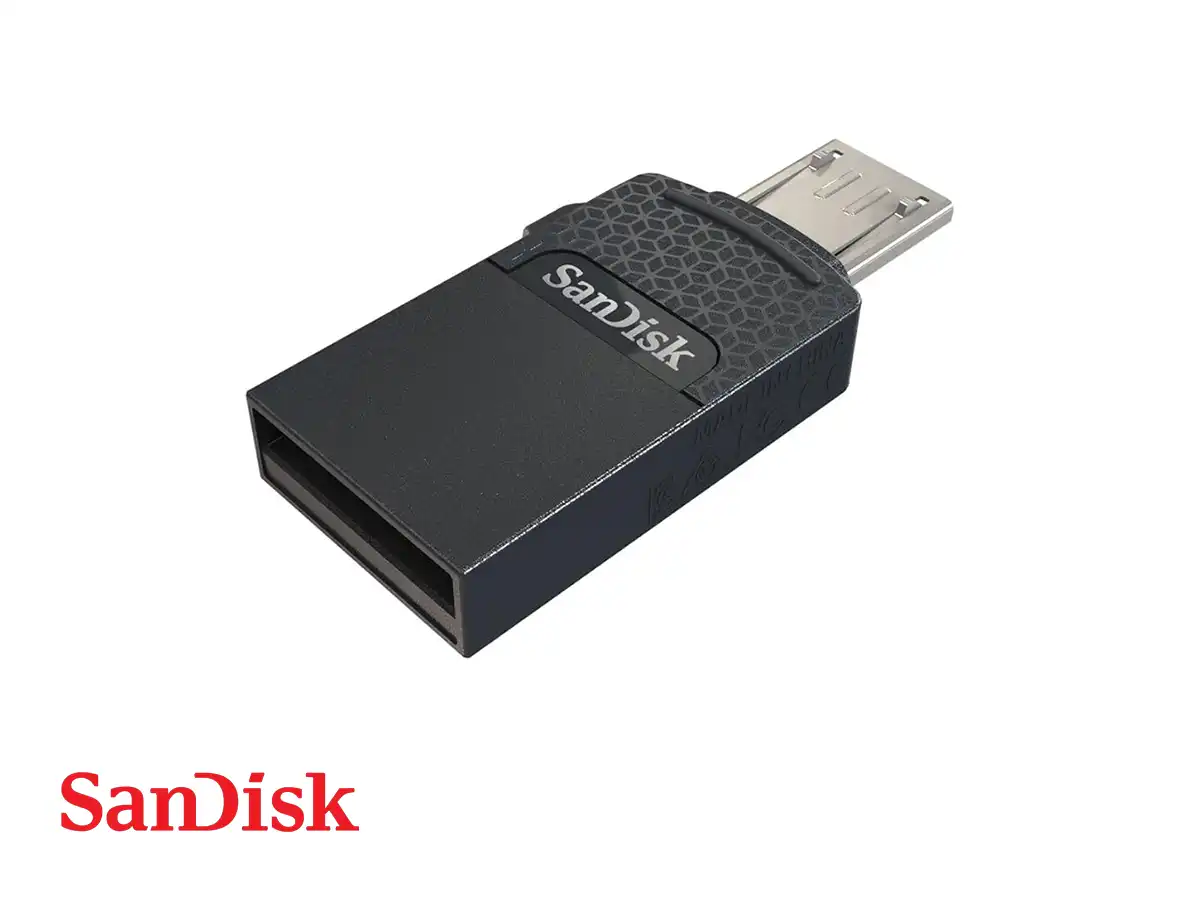 MEMORIA USB SANDISK 64GB DUAL DRIVE (SDDD1-064G-G35) USB 2.0 + MICRO USB, DISPOSITIVO DE ALMACENAMIENTO vista 3