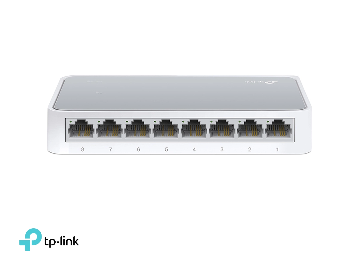 SWITCH TP-LINK 8 PUERTOS ( TL-SF1008D ) 10/100 MBPS vista 2