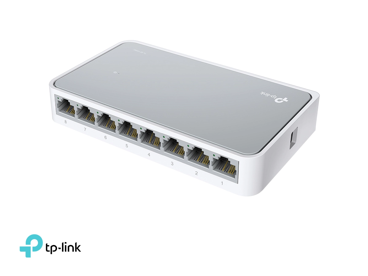 SWITCH TP-LINK 8 PUERTOS ( TL-SF1008D ) 10/100 MBPS vista 3