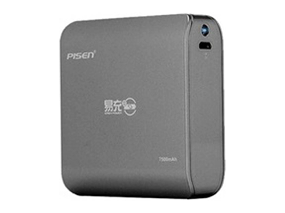 BATERIA PISEN EASY POWERBANK PORTABLE, PUERTO USB, PUERTO MICRO USB, BATERIA 7500MAH, COLOR GRIS (TS-D049) vista 2