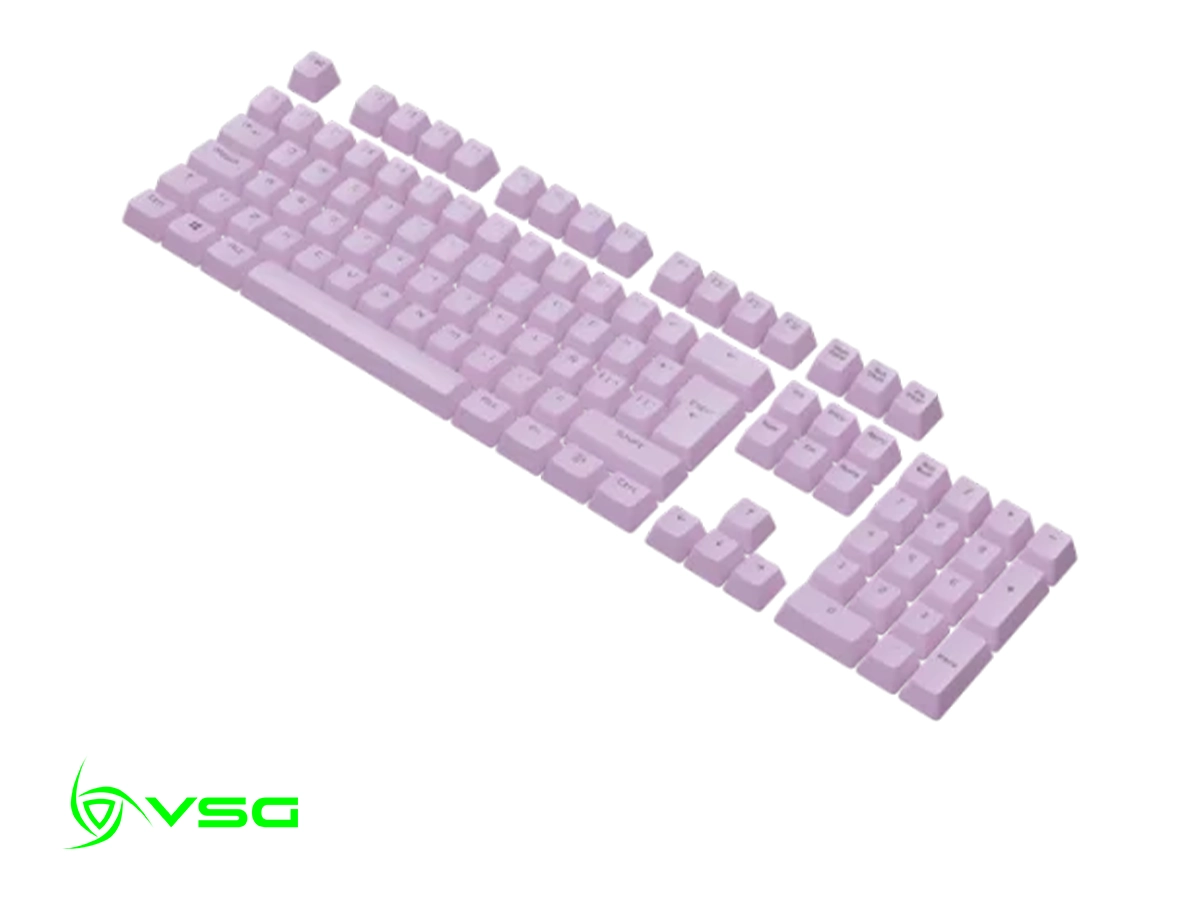 SET DE TECLADO VSG STARDUST ESPECTRAL, 105 TECLAS LILAC DOBLE INYECCION OEM (VG-KC207-LILA) vista 2