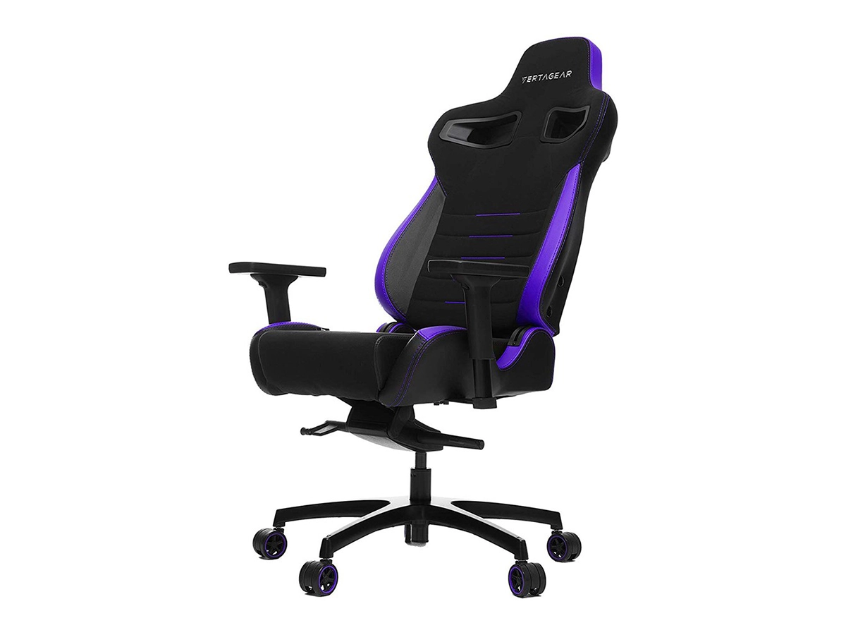 SILLA VERTAGEAR PL4500 RACING SERIES ( VG-PL4500_BP ) CAJA | NEGRO & PURPURA | UPGRADE vista 4
