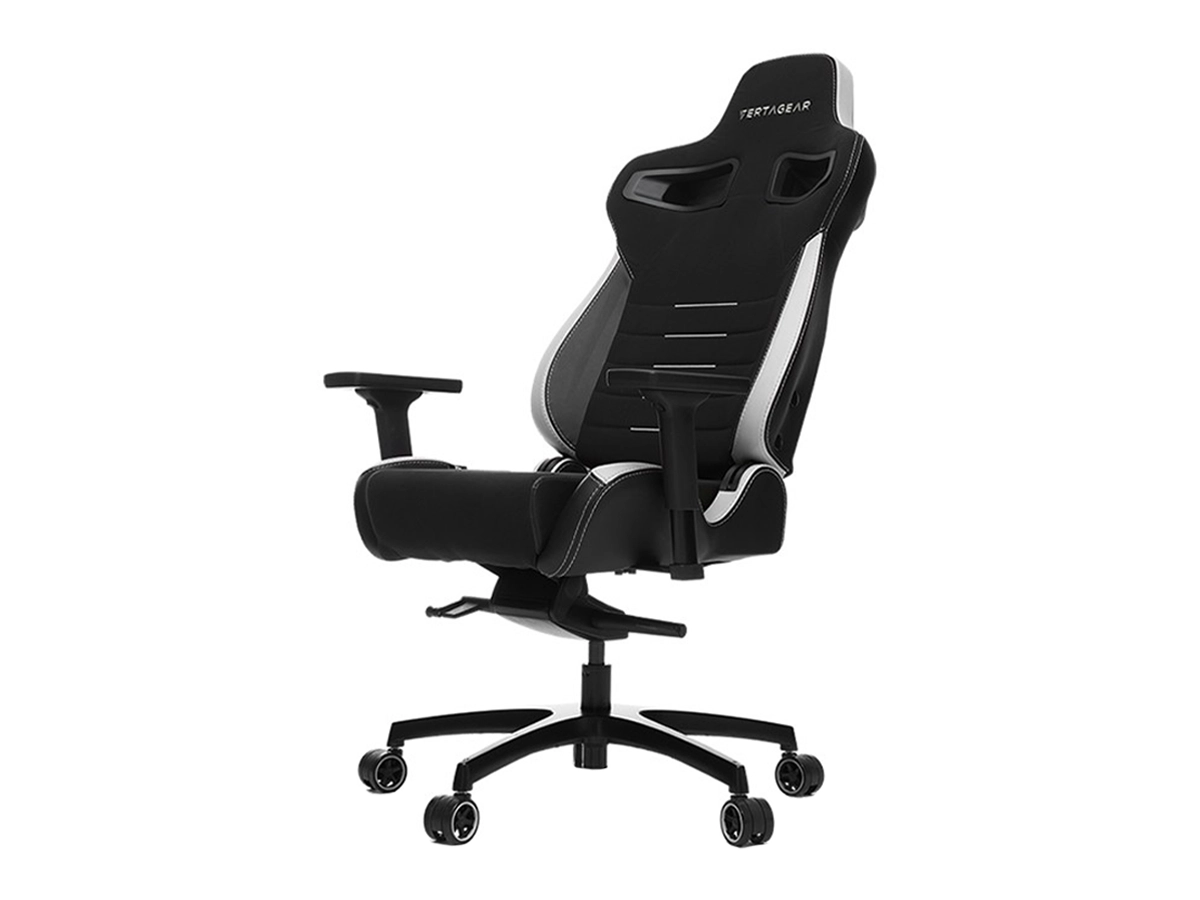 SILLA VERTAGEAR PL4500 RACING SERIES ( VG-PL4500_WT ) CAJA | NEGRO & BLANCO | UPGRADE | RGB vista 4