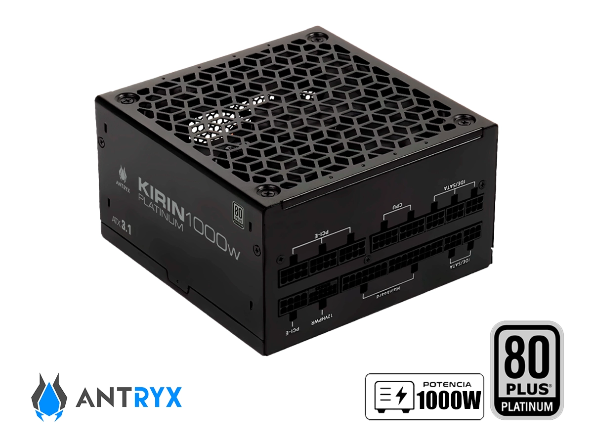 FUENTE ANTRYX  XPH1000-A 1000W  80 PLUS PLATINUM - ATX MODULAR NEGRO (XPH1000-A) vista 2