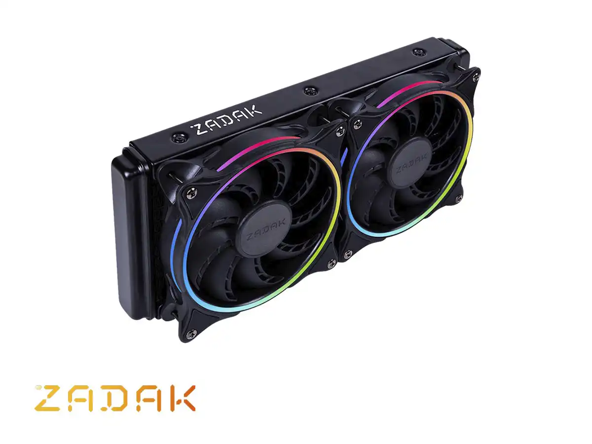 SISTEMA DE ENFRIAMIENTO LIQUIDO ZADAK SPARK LITE (ZA-SPL240AB-R1) 2 VENTILADORES, 240MM, LED ARGB vista 3