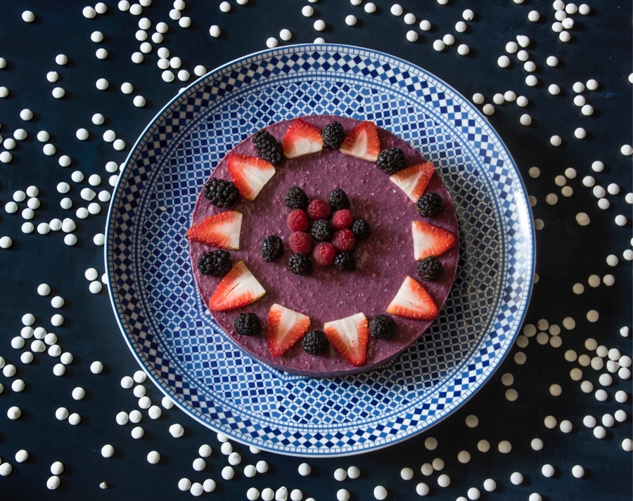 Torta de Frutas Vermelhas