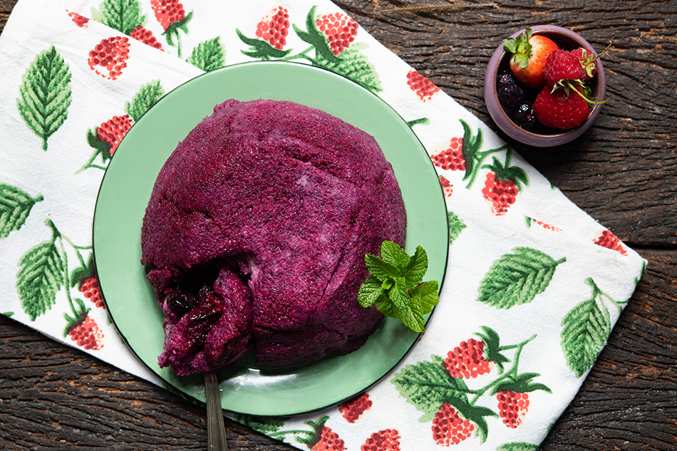 Summer Pudding de Frutas Vermelhas