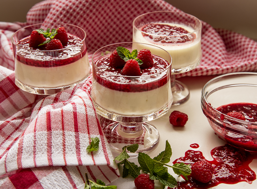 Panna Cotta de Framboesa