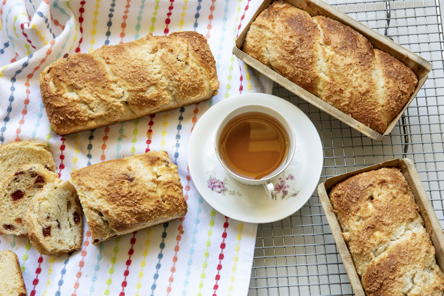 Brioche de Chocolate Branco e Goiabada