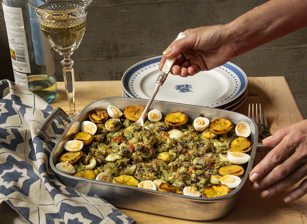 Bacalhau com Banana-da-Terra