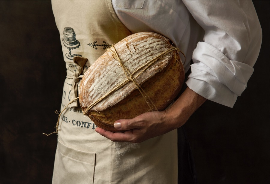 Pão de Milho com Levain