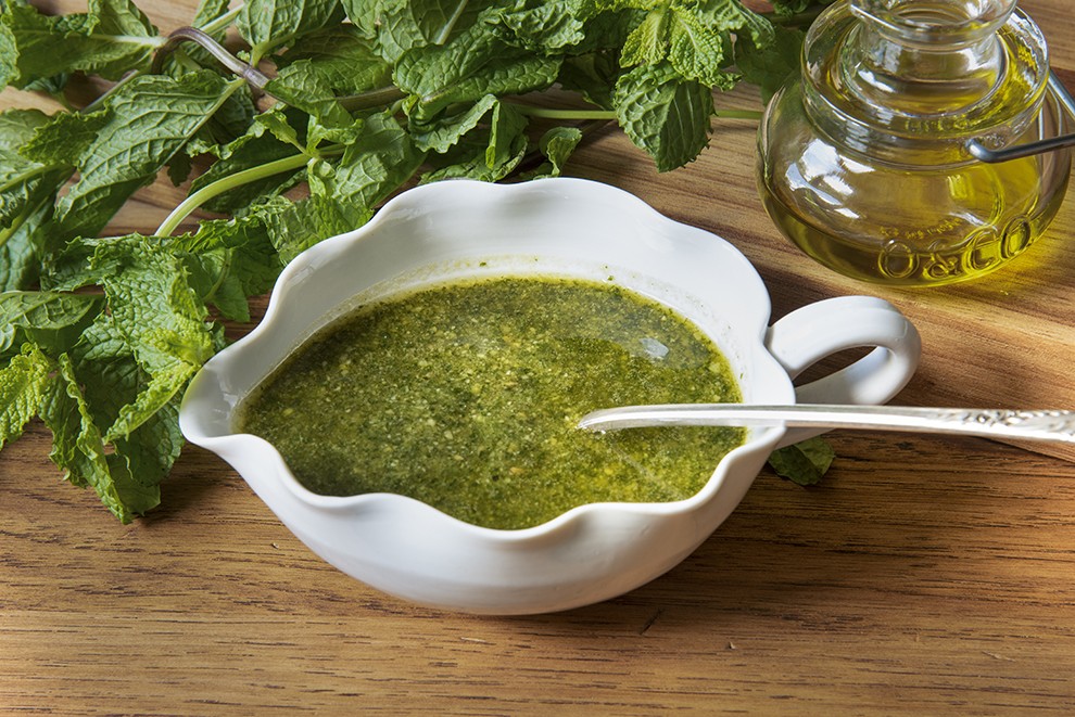 Ravioli de Cordeiro ao Pesto de Hortelã