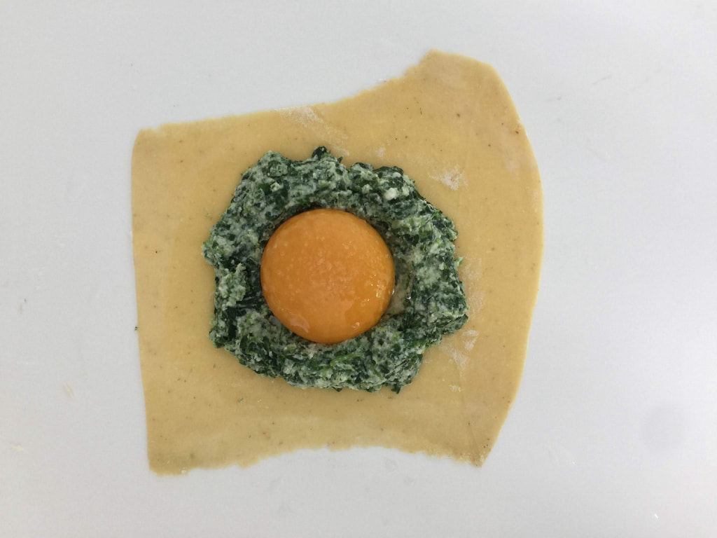 Raviolone de Gema