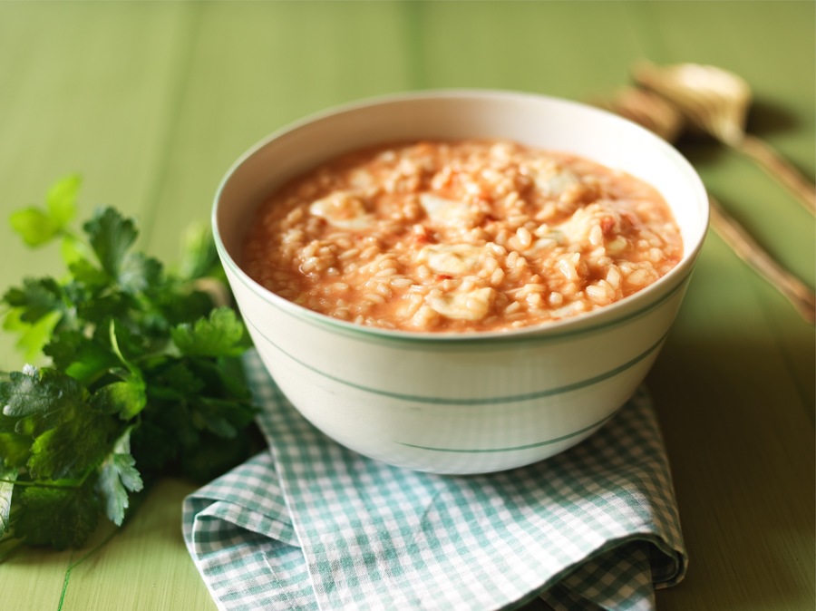 Risotto al Pomodoro e Mozzarella