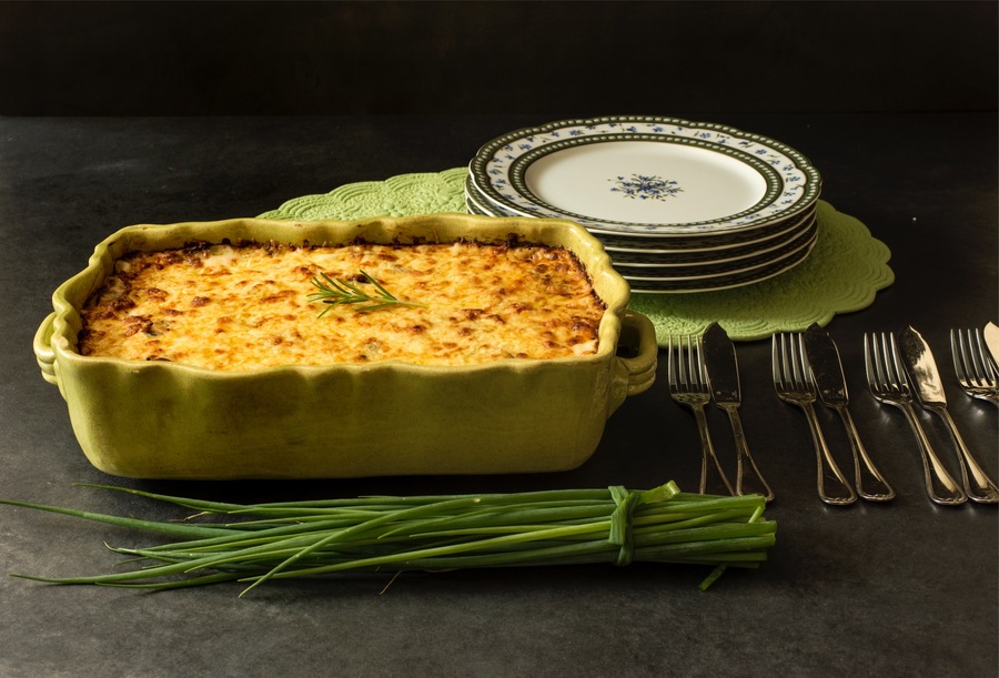 Lasanha de Bacalhau e Batata