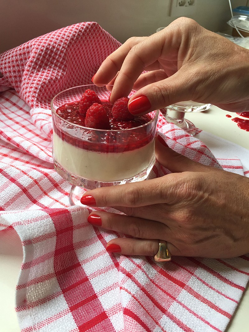 Panna Cotta de Framboesa