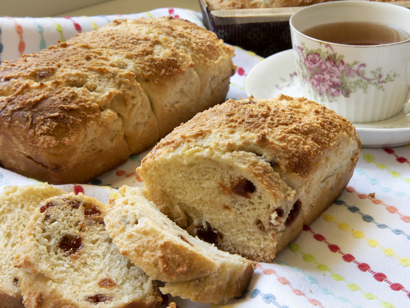 Brioche de Chocolate Branco e Goiabada