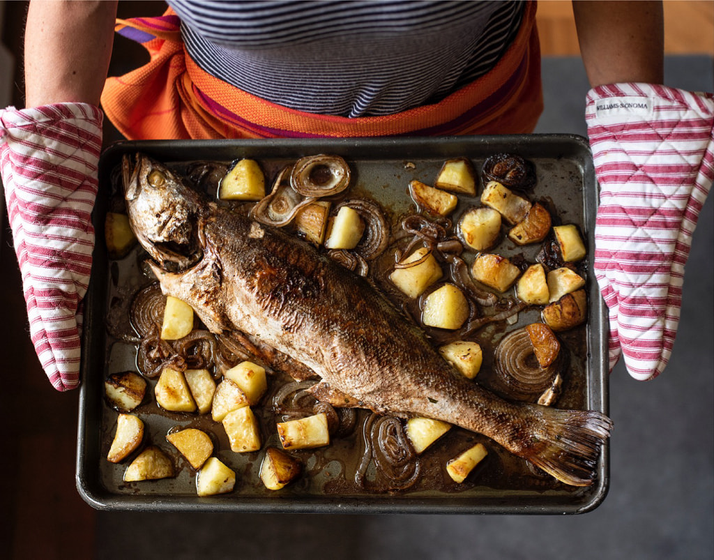 Pescada com Vinagre Balsâmico