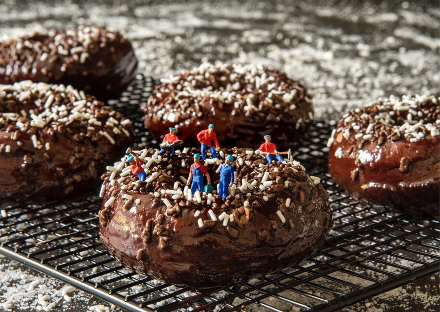 Doughnuts de Chocolate