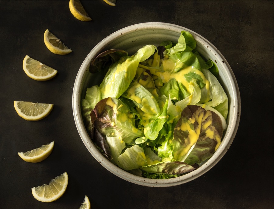 Salada Sorriso com Vinagrete de Manga