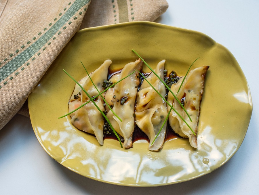 Gyoza Veggie ao Molho Oriental