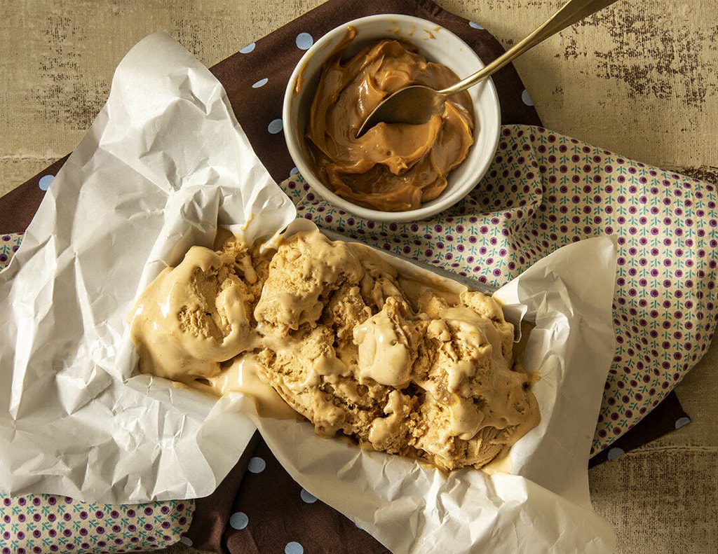 Sorvete de Doce de Leite Argentino