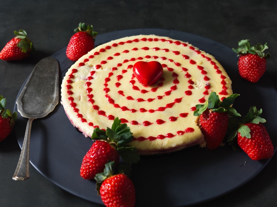 Cheesecake de Framboesa e Chocolate Branco