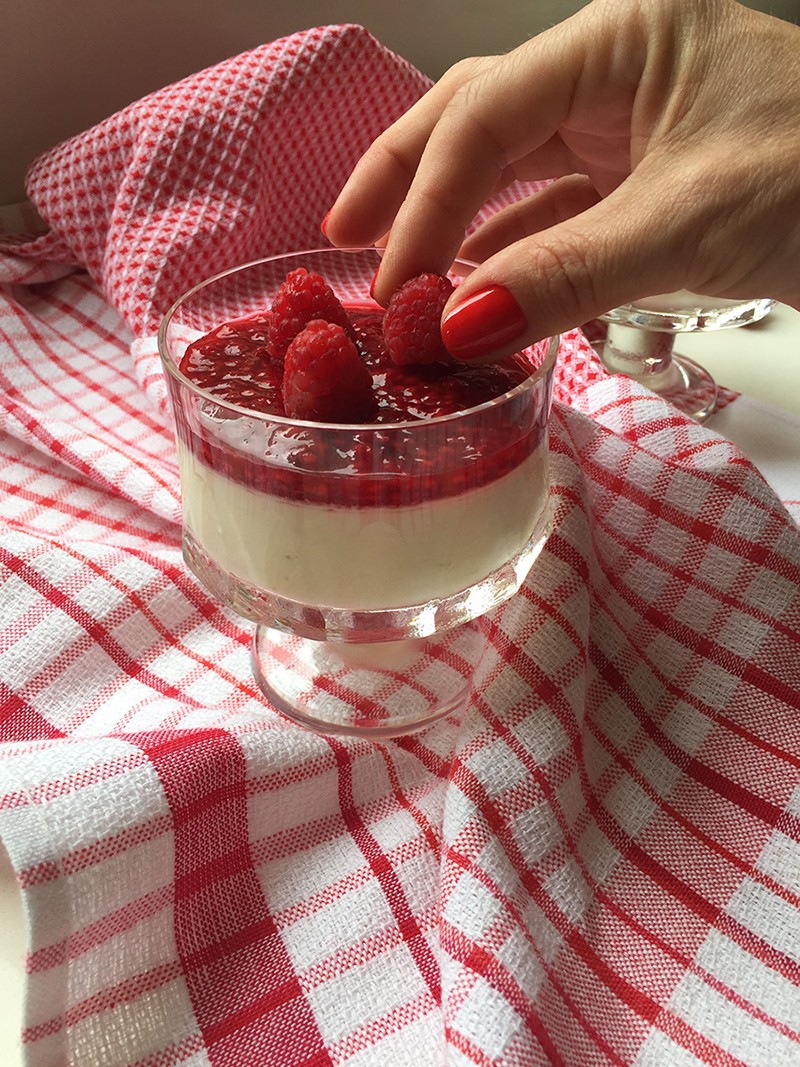 Panna Cotta de Framboesa