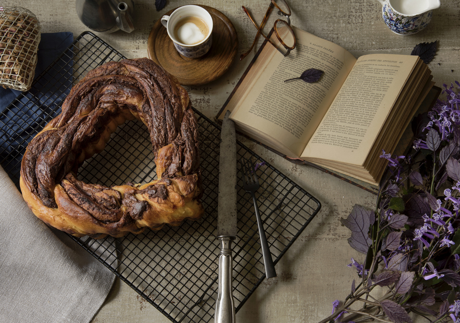 Babka de Nutella com Tangzhong