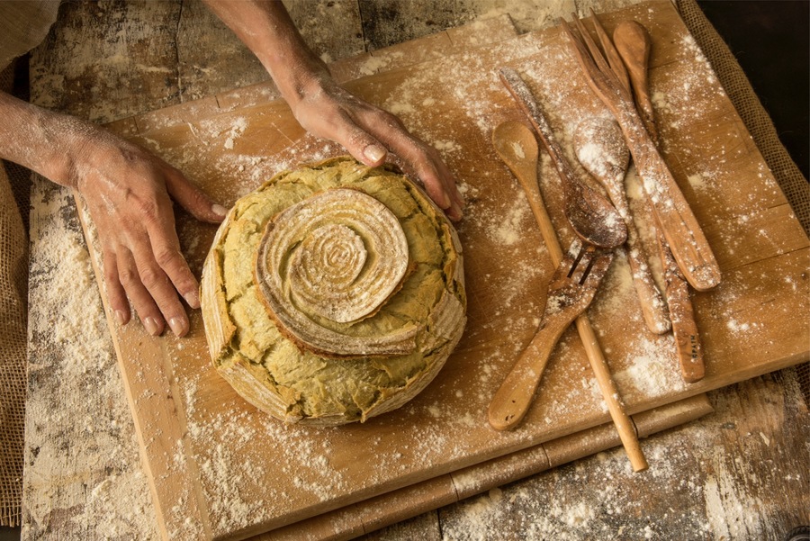 Pão de Couve com Levain