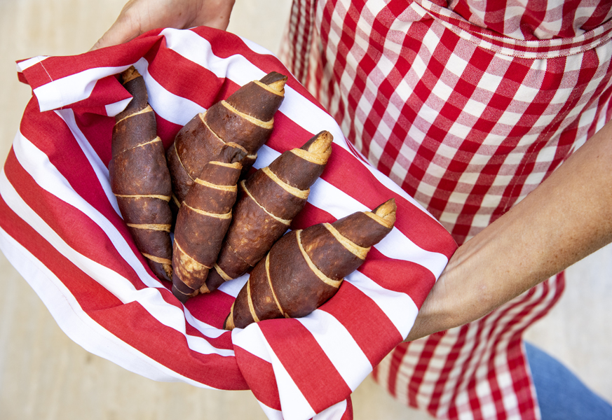 Croissant Bicolor de Chocolate