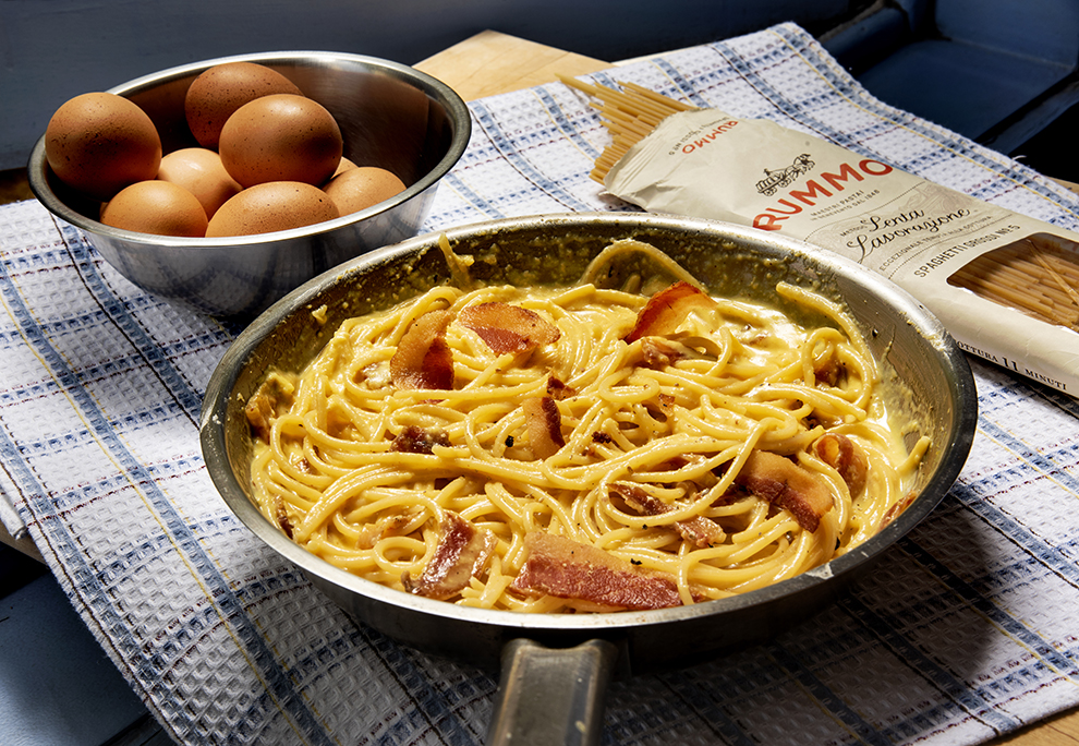 Espaguete à Carbonara