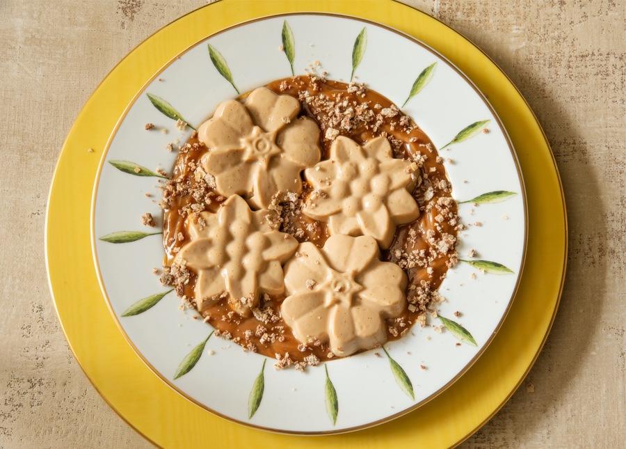 Mousse de Chocolate com Café e Caramelo