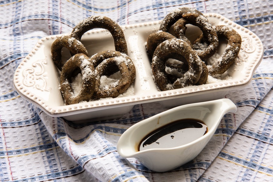 Rosquinhas em Calda de Açúcar de Palma