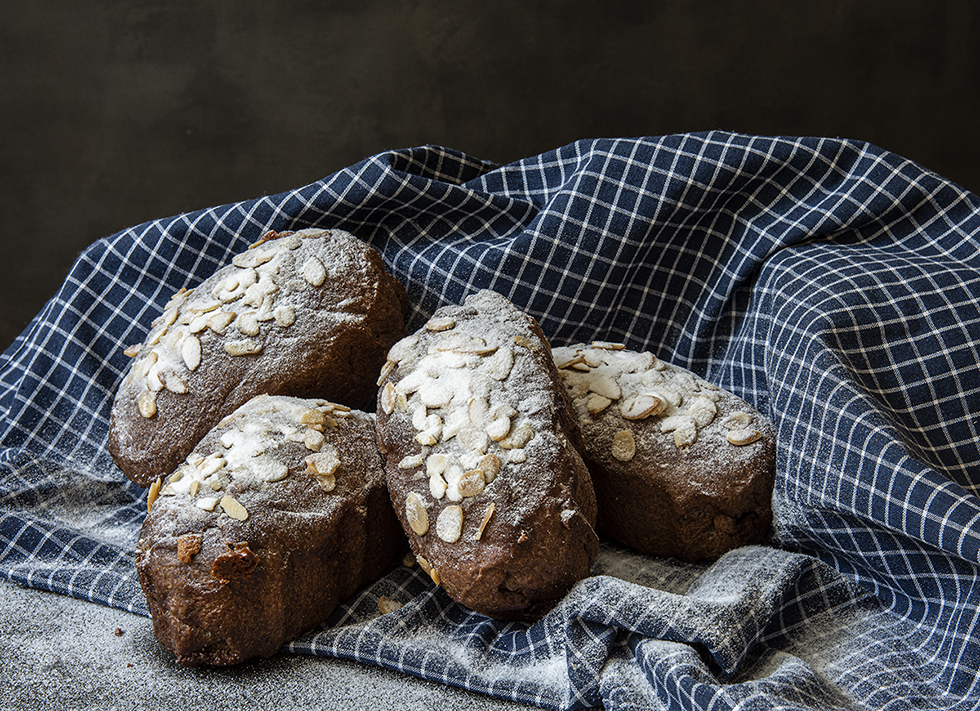 Pão de Uva e Chocolate Branco