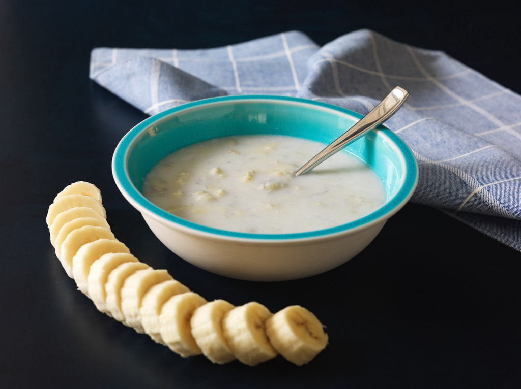 Sopa de Leite de Coco e Frutas