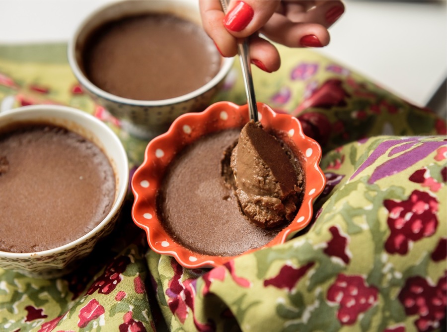 Taças de Chocolate com Avelã