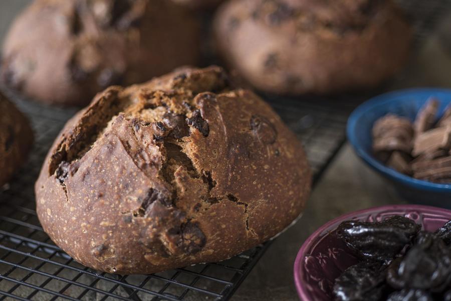 Pão de Ameixa e Chocolate