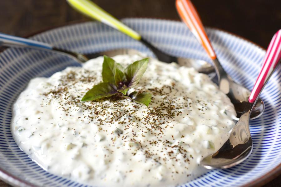 Coalhada Fresca com Pepino