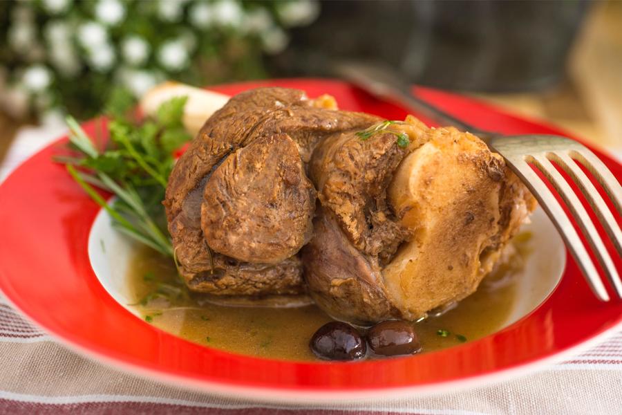 Ossobuco de Cordeiro alla Grecca