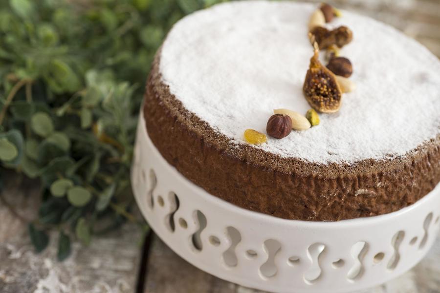 Panforte (Torta de Castanhas, Frutas Secas e Mel)