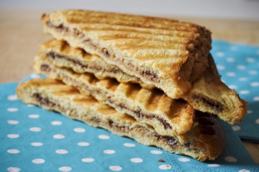 Panini de Chocolate com Ricota