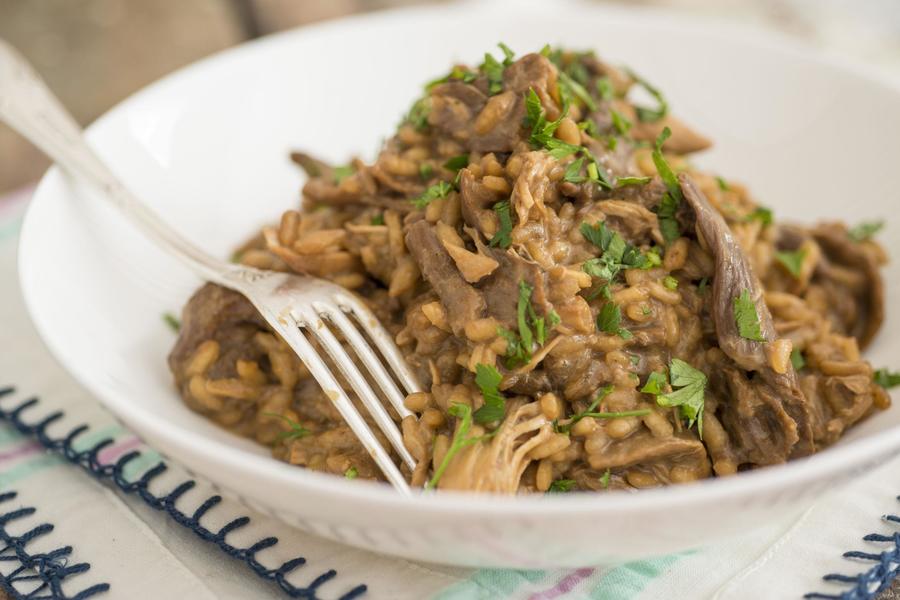 Risotto de Funghi Porcini Secchi com Codorna