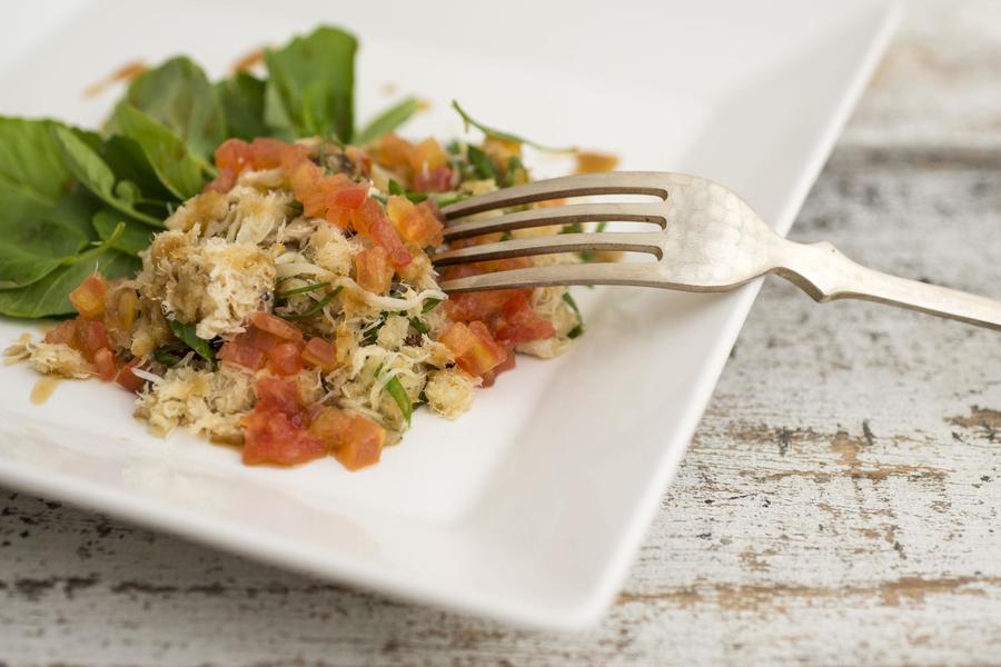 Salada de Siri com Calda de Mel