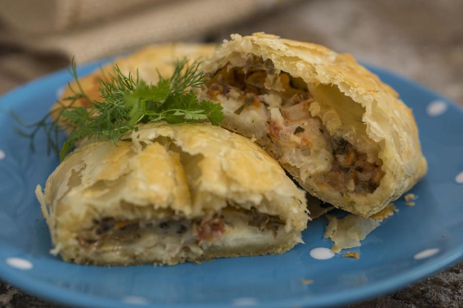 Envelope Folhado de Camarão com Queijo Cremoso