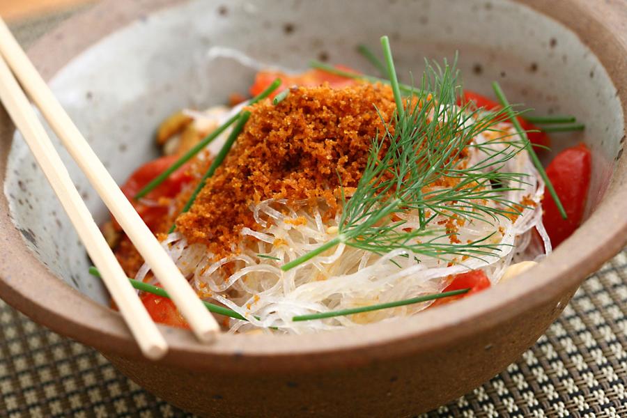 Vermicelli com Botarga